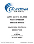 California Air Tools 20040SPCAD Owner's Manual
