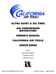 California Air Tools 200CR-22060  MotorPump Owner's Manual
