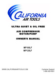 California Air Tools  Air Compressor LF Motor-Pumps Manual