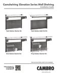 Cambro Wall Shelving Installation Guide Cambro Wall Shelving Installation Guide