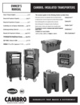 Cambro Insulated Transporters
