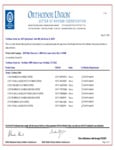Caribou Kosher Certificate
