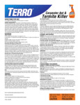 Carpenter Ant and Termite Killer Instructions