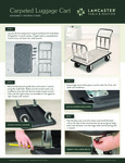 Carpeted luggage instructions Carpeted luggage instructions