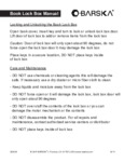 CB11990 Book Lock Box_Instructions