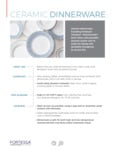 Fortessa Ceramic Dinnerware Care and Handling Fortessa Ceramic Dinnerware Care and Handling