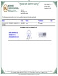 DaVinci Kosher Certificate