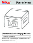 Chamber Vacuum Packaging Machine 177GVMC_Manual Chamber Vacuum Packaging Machine 177GVMC_Manual