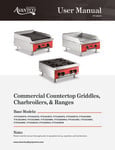 Avantco Chef Series Countertop Manual Avantco Chef Series Countertop Manual