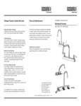 Chicago Faucet Workboard Faucets Installation Instructions Chicago Faucet Workboard Faucets Installation Instructions