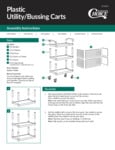 Choice Plastic Bussing Carts Assembly Instructions