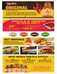 Cholula Original Hot Sauce 64 oz. Sell Sheet Cholula Original Hot Sauce 64 oz. Sell Sheet