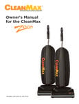 CleanMax ZM-500 and ZM-700 Owners Manual