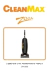 CleanMax ZM-800.6 Owners Manual CleanMax ZM-800.6 Owners Manual