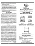 Multi Level Warmers Manual Multi Level Warmers Manual