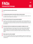 Commercial Drainage FAQ Commercial Drainage FAQ
