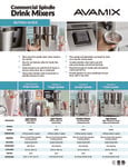 Avamix Commercial Spindle Drink Mixers Buying Guide