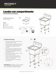 Compartment Spanish Sink Assembly Instructions