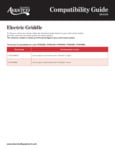 Avantco Electric Griddles Compatibility Guide Avantco Electric Griddles Compatibility Guide