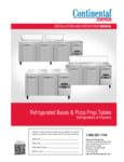 Continental Refrigeration Pizza Prep Manuals Continental Refrigeration Pizza Prep Manuals