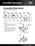 Convection Oven Stand Assembly Guide 2023.9.4 Convection Oven Stand Assembly Guide 2023.9.4