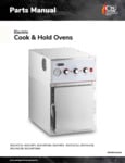 Cook & Hold Parts Manual Cook & Hold Parts Manual