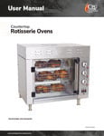 CPG 351CRO Rotisserie Ovens Manual CPG 351CRO Rotisserie Ovens Manual