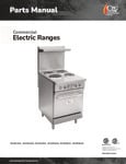 CPG Electric Ranges Parts Manual