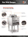 CPG Gas Wok Range Sell Sheet CPG Gas Wok Range Sell Sheet