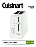 CPT-122 Cuisinart 2 slice toaster manual