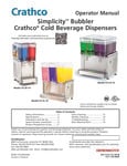 Crathco Beverage Dispenser Manual Crathco Beverage Dispenser Manual