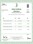 Crofters Food Service Kosher Certificate