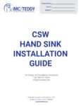 CSW Hand Sink Installation