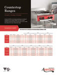 Countertop Ranges - Elevation Chart Countertop Ranges - Elevation Chart