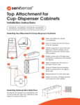 CupDispenserCabinets_InstructionSheet CupDispenserCabinets_InstructionSheet