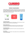Cambro® Clear 64oz Plastic Pitcher (PC64CW)