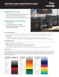 Custom Delivery Bags Sell Sheet Custom Delivery Bags Sell Sheet
