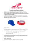 Headsweats Customization Headsweats Customization