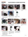 CW-APS Brewing & Cleaning Instructions CW-APS Brewing & Cleaning Instructions