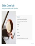 DaVinci Guiltless Caramel Latte Recipe