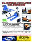DC Tote Lifter w Photo Eye - L-PE