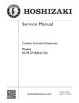 Hoshizaki DCM-271BAH Service Manual