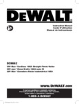 DeWalt Cordless 16GA Straight Finish Nailer Manual