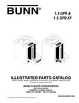 Bunn 1.5GPR, 1.5GPR-FF Parts Diagram Bunn 1.5GPR, 1.5GPR-FF Parts Diagram