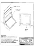 Omnimed STANDARD WALL DESK - SS Specs Diagram
