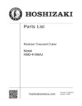 Hoshizaki KMD-410M Parts List