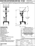 VESTIL MOBILE TLT WORK TBL 300 LB 24X24 diagram VESTIL MOBILE TLT WORK TBL 300 LB 24X24 diagram