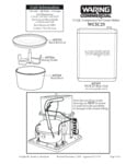 Waring WCIC25 Diagram Waring WCIC25 Diagram