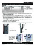 Diagram for Magliner CooLift Lift Assist Handles