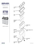 Diagram for Server 87750 ConserveWell Dipper Well Diagram for Server 87750 ConserveWell Dipper Well